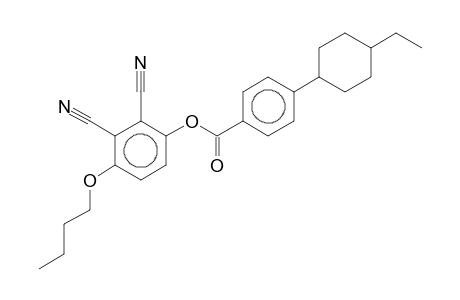 4-Butoxy-2,3-dicyanophenyl 4-(4-ethylcyclohexyl)benzoate