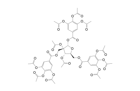 1,2',5-TRI-O-GALLOYL-ALPHA-D-HAMAMELOFURANOSE-PERACETATE