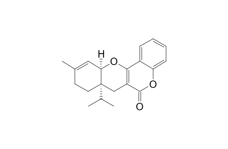 (7ASR,11ASR)-10-METHYL-7A-(1-METHYLETHYL)-7,7A,8,9-TETRAHYDRO-6H,11AH-[1]-BENZOPYRANO-[4,3-B]-[1]-BENZOPYRAN-6-ONE