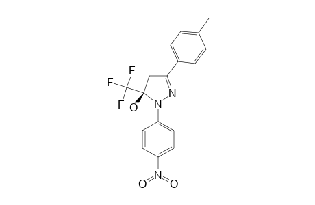 4,5-DIHYDRO-5-HYDROXY-3-(4-METHYLPHENYL)-1-(4-NITROPHENYL)-5-TRIFLUOROMETHYLPYRAZOLE