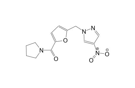 4-nitro-1-{[5-(1-pyrrolidinylcarbonyl)-2-furyl]methyl}-1H-pyrazole