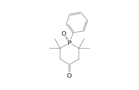 2,2,6,6-Tetramethyl-1-phenyl-4-phosphorinanone-1-oxide