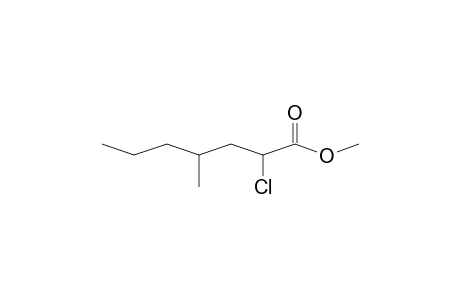 4-METHYL,2-CHLOROHEPTANOIC ACID METHYLESTER