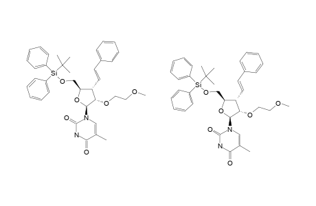 5'-O-(TERT.-BUTYLDIPHENYLSILYL)-3'-DEOXY-2'-O-(2-METHOXYETHYL)-3'-C-(2-PHENYLETHENYL)-5-METHYLURIDINE