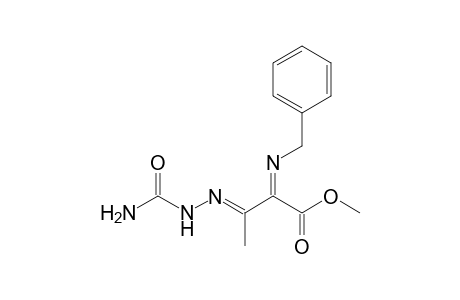 3-Aminocarbonylhydrazono-2-benzyliminobutanic acid methyl ester