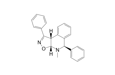 9-METHYL-3,8-DIPHENYL-3A,8,9,9A-TETRAHYDRO-[5,4-C]-ISOXAZOLOISOQUINOLINE-ADDUCT