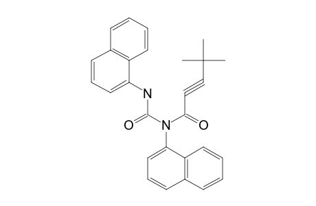 1-(4,4-dimethyl-2-pentynoyl)-1,3-di-1-naphthylurea