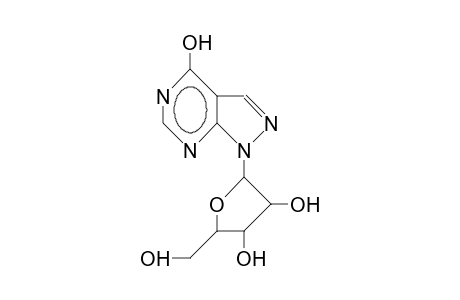 4-Hydroxy-1H-pyrazolo[3,4-D]pyrimidine riboside