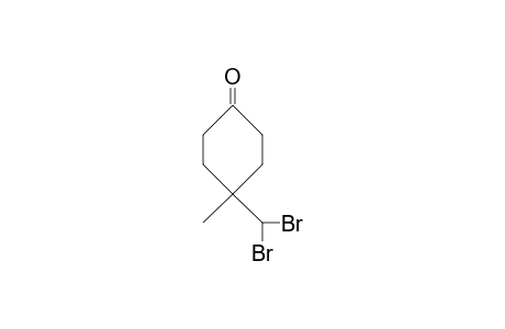 1-METHYL-1-DIBROMMETHYL-CYCLOHEXAN-4-ONE