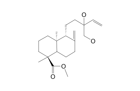 ENTF-LAB-8(17),14-DIEN-13,16-DIOL-18-OIC ACID METHYLESTER