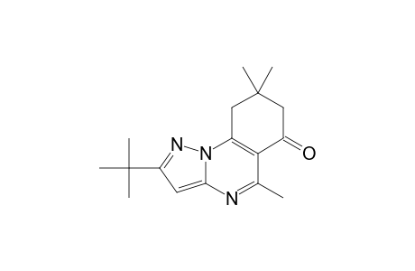 2-TERT.-BUTYL-5,8,8-TRIMETHYL-8,9-DIHYDROPYRAZOLO-[1,5-A]-QUINAZOLIN-6(7H)-ONE