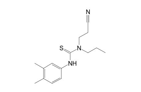 1-(2-cyanoethyl)-1-propyl-2-thio-3-(3,4-xylyl)urea