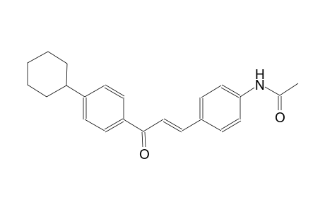 acetamide, N-[4-[(1E)-3-(4-cyclohexylphenyl)-3-oxo-1-propenyl]phenyl]-