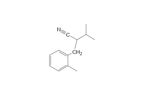 BUTYRONITRILE, 3-METHYL- 2-/O-METHYLBENZYL/-,