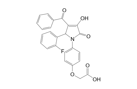 acetic acid, [4-[3-benzoyl-2-(2-fluorophenyl)-2,5-dihydro-4-hydroxy-5-oxo-1H-pyrrol-1-yl]phenoxy]-