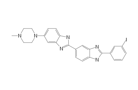 3-IODO-1-[5'-[5''-(4'''-METHYLPIPERAZIN-1'''-YL)-BENZIMIDAZOL-2''-YL]-BENZIMIDAZOL-2'-YL]-BENZENE