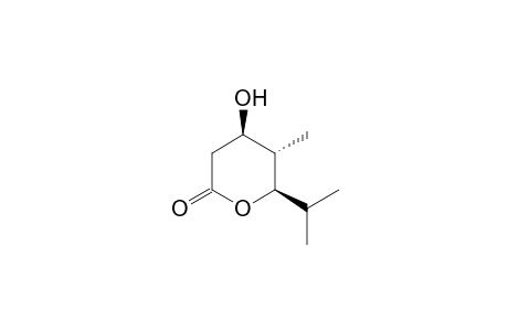 PRELACTONE-B;(4R,5S,6R)-TETRAHYDRO-4-HYDROXY-6-ISOPROPYL-5-METHYL-2H-PYRAN-2-ONE