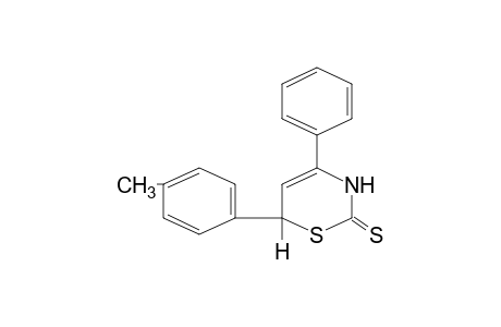 3,6-dihydro-4-phenyl-6-p-tolyl-2H-1,3-thiazine-2-thione