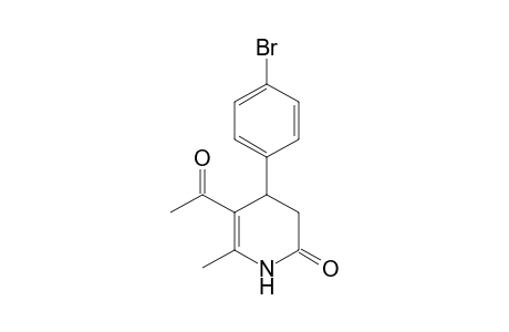 5-acetyl-4-(4-bromophenyl)-6-methyl-3,4-dihydro-1H-pyridin-2-one