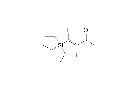 E-3,4-DIFLUORO-4-TRIETHYLSILYLBUT-3-ENE-2-ONE