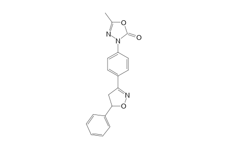 5-METHYL-3-[PARA-(5'-PHENYL-4',5'-DIHYDRO-DELTA(2)-ISOXAZOL-3'-YL)-PHENYL]-3H-2-OXO-DELTA(4)-1,3,4-OXADIAZOLE