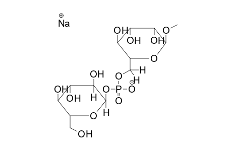 METHYL 6-ALPHA-D-GLUCOPYRANOSYLPHOSPHO-ALPHA-D-MANNOPYRANOSIDE, SODIUMSALT