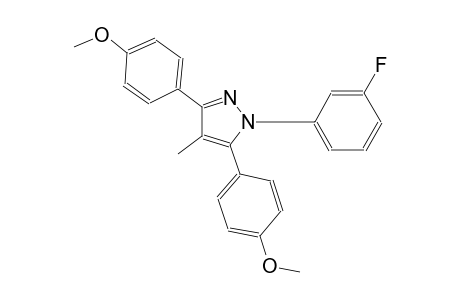 1-(3-fluorophenyl)-3,5-bis(4-methoxyphenyl)-4-methyl-1H-pyrazole