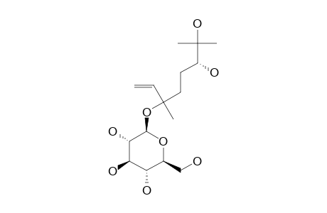 6,7-DIHYDROXY-DIHYDROLINALOOL-3-O-BETA-GLUCOPYRANOSIDE