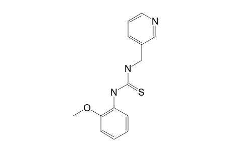 1-(o-methoxyphenyl)-3-[(3-pyridyl)methyl]-2-thiourea