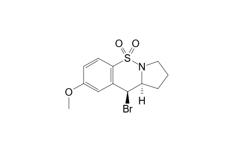 (10S,10aS)-10-Bromo-8-methoxy-2,3,10,10a-tetrahydro-1H-benzo[e]pyrrolo[1,2-b][1,2]thiazine 5,5-dioxide