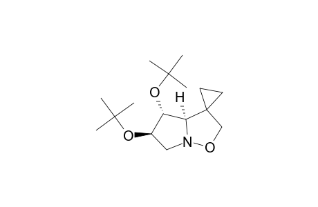 (3aR,4R,5R)-4,5-bis[(2-methylpropan-2-yl)oxy]spiro[3a,4,5,6-tetrahydro-2H-pyrrolo[1,2-b]isoxazole-3,1'-cyclopropane]