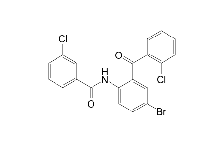 N-[4-Bromo-2-(2-chlorobenzoyl)phenyl]-3-chlorobenzamide