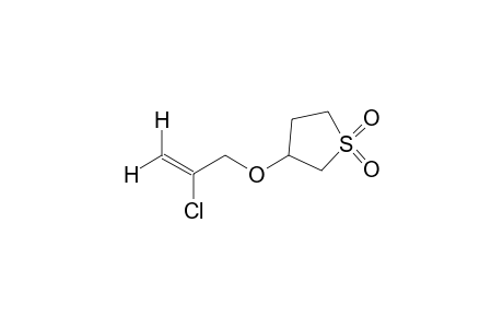 3-[(2-chloroallyl)oxy]tetrahydrothiophene, 1,1-dioxide