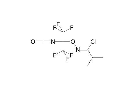 ALPHA-(O-ISOPROPYLCHLOROFORMIMINO)HEXAFLUOROISOPROPYLISOCYANATE