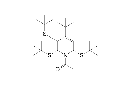 1-ACETYL-4-TERT.-BUTYL-2,3,6-TRI-TERT.-BUTYL-THIO-1,2,3,6-TETRAHYDRO-PYRIDINE;(ROTAMER-#1)