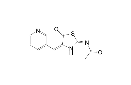 acetamide, N-[(2E,4E)-5-oxo-4-(3-pyridinylmethylene)thiazolidinylidene]-