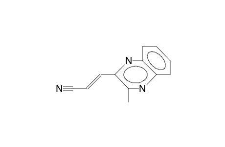 (E)-3-(3'-Methyl-quinoxalin-2'-yl)-prop-2-ene-nitrile