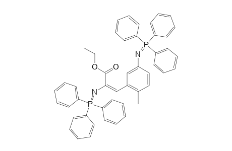 ETHYL-2-METHYL-ALPHA,5-BIS-[TRIPHENYLPHOSPORANYLIDENE)-AMINO]-CINNAMATE