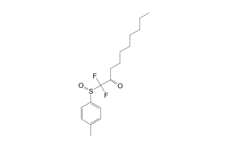 1,1-DIFLUORO-1-(PARA-TOLYLSULFINYL)-DECAN-2-ONE