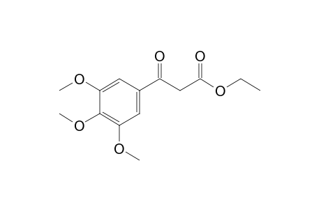 (3,4,5-trimethoxybenzoyl)acetic acid, ethyl ester