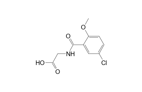 2-[(5-chloranyl-2-methoxy-phenyl)carbonylamino]ethanoic acid