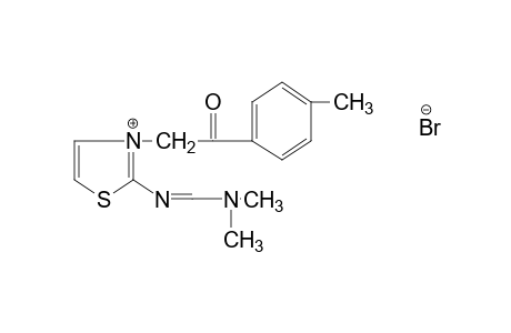 2-{[(dimethylamino)methylene]amino}-3-(p-methylphenacyl)thiazolium bromide