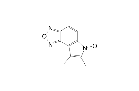 7,8-DIMETHYL-6-HYDROXY-6-H-PYRROLO-[2.3-E]-BENZOFURAZAN