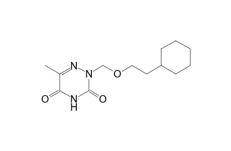 1-(2-CYCLOHEXYLETHOXYMETHYL)-5-METHYL-6-AZAURACIL