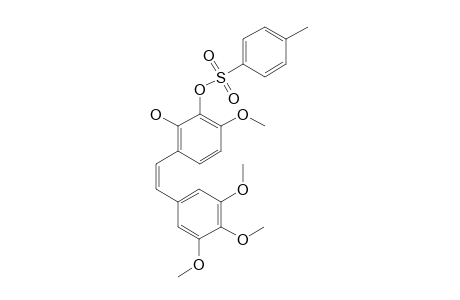 (Z)-(3,4,5-TRIMETHOXY)-(2'-HYDROXY-3'-[PARA-TOLUENESULFONYLOXY])-STILBENE;MAJOR_ISOMER