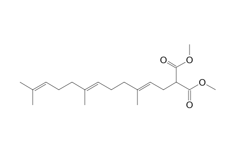 2-[(2E,6E)-3,7,11-trimethyldodeca-2,6,10-trienyl]malonic acid dimethyl ester