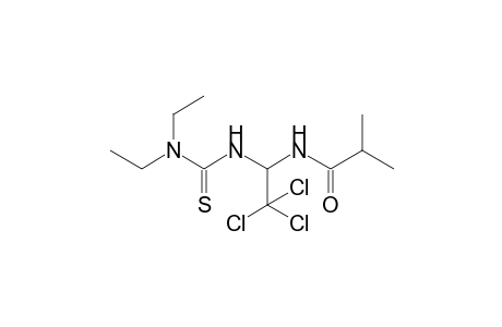 2-methyl-N-(2,2,2-trichloro-1-{[(diethylamino)carbothioyl]amino}ethyl)propanamide