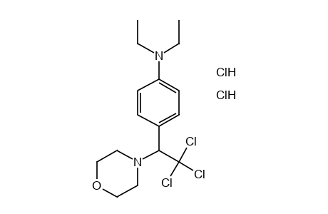 4-[p-(diethylamino)-alpha-(trichloromethyl)benzyl]morpholine, dihydrochloride