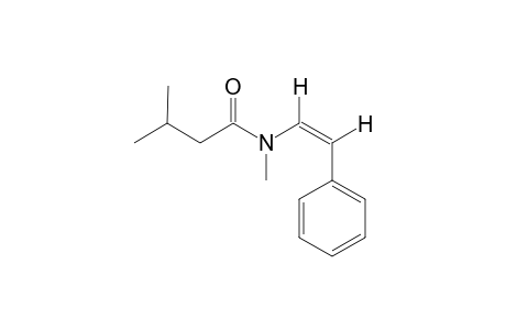 THALEBANIN-B;[ISOVALERIC-ACID-(Z)-N-METHYL-N-(PHENYLETHENYL)-AMIDE]