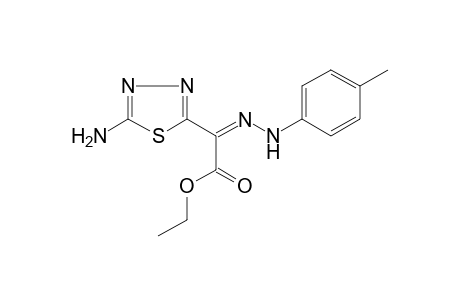 5-amino-1,3,4-thiadiazole-2-glyoxylic acid, ethyl ester, alpha-(p-tolylhydrazone)